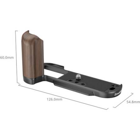 SmallRig 4784 - Drewniany uchwyt w kształcie litery L do Fujifilm X-T50 Czarny_3
